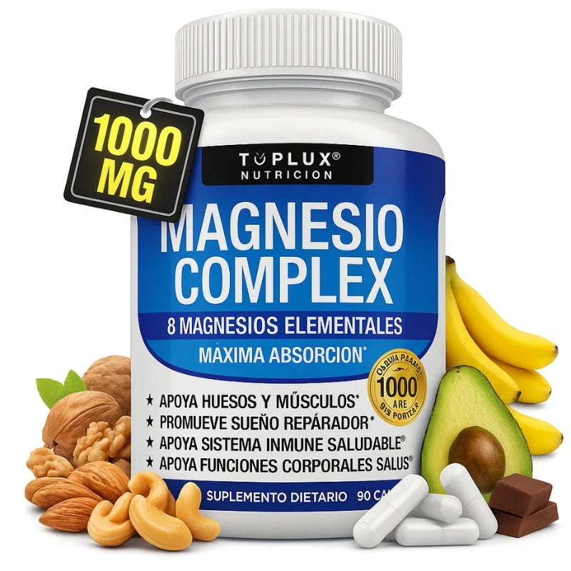 🌟 Magnesium Complex Toplux – Suplemento de Magnesio Multifuente para Bienestar Integral 🌟